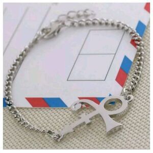 Prince‎ Symbol Bracelet, Charm Love Symbol Charm Purple Rain Artist Music 7 in